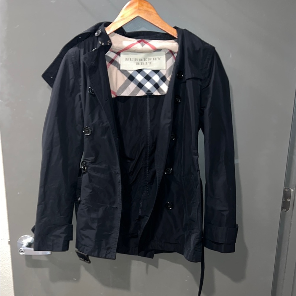 Burberry Black Hooded Jacket